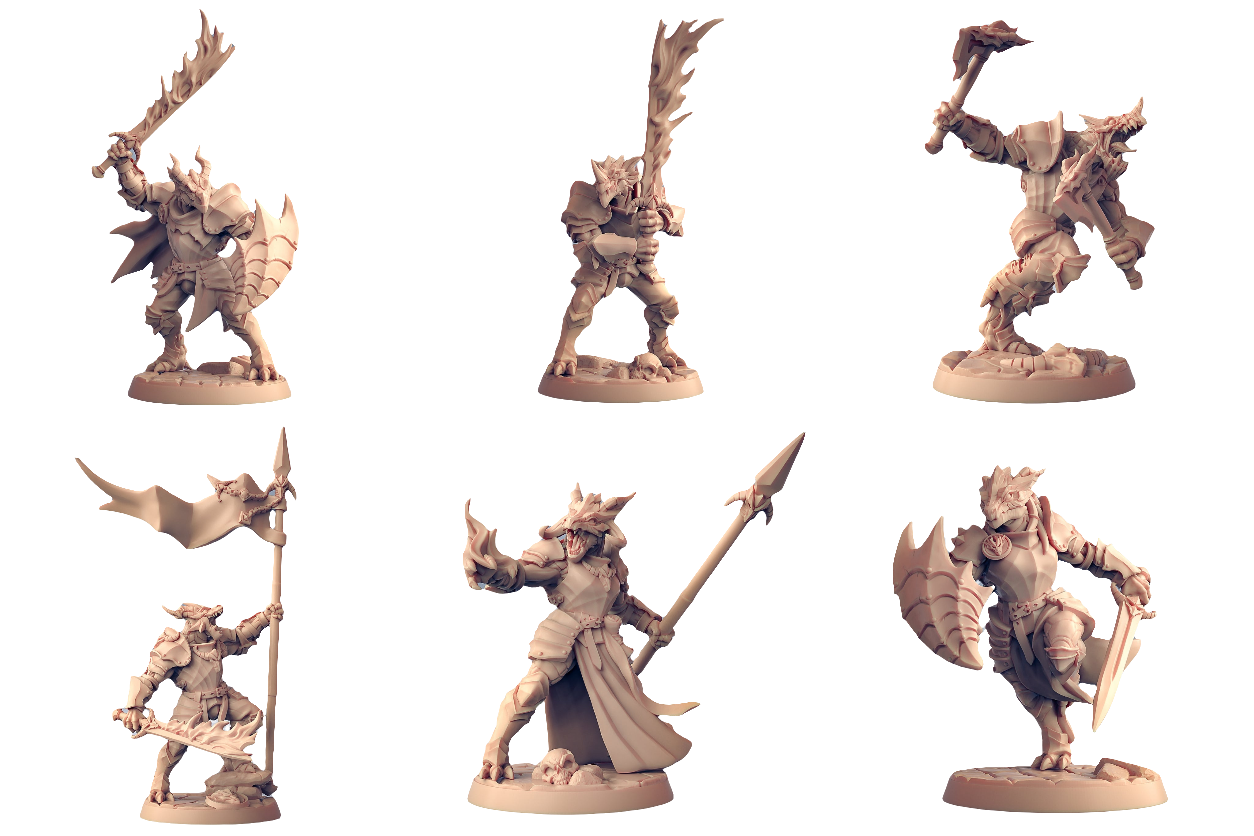 Dragonguard Knight Miniatures | The Dragonguard | Artisan Guild