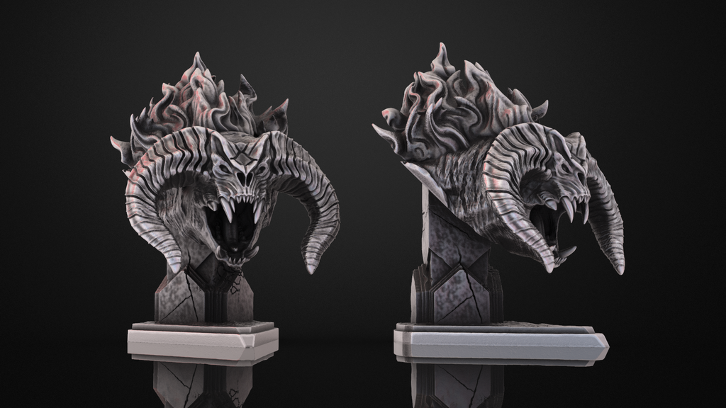 Balrog Bust LOTR Resin Statue Lord of the Rings Demon Display Model Figure