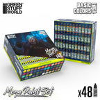Green Stuff World Basic Colors Mega Paint Set - Vol. 1.0