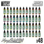 Green Stuff World Basic Colors Mega Paint Set - Vol. 1.0