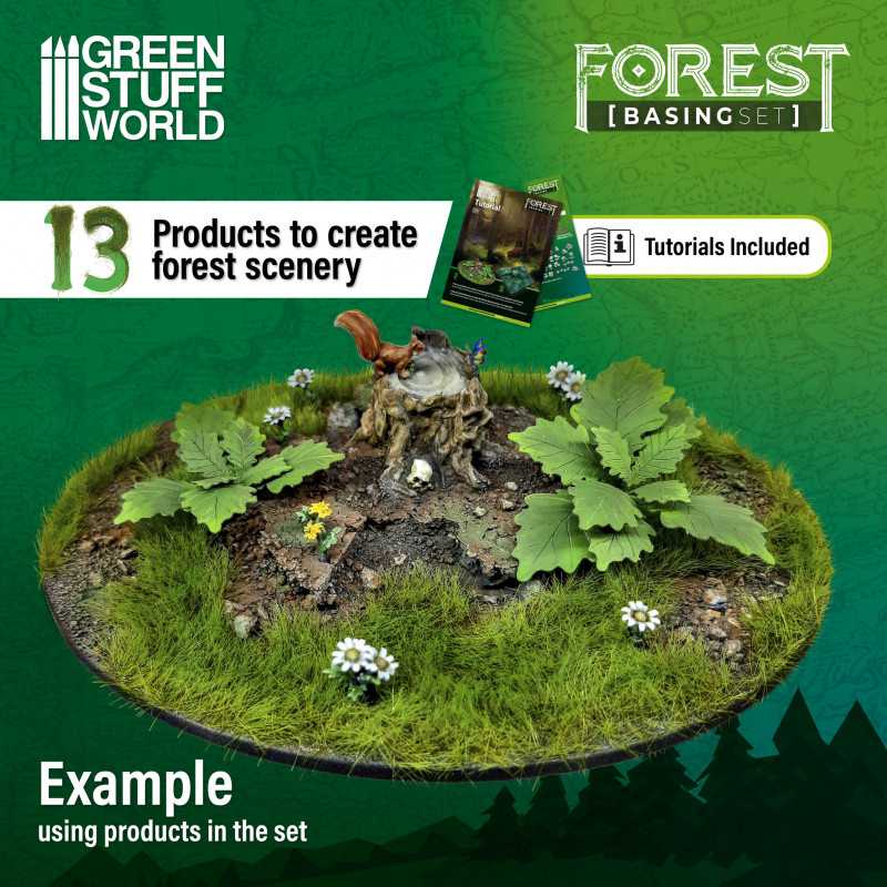 Green Stuff World - Environment Set - Forest Basing