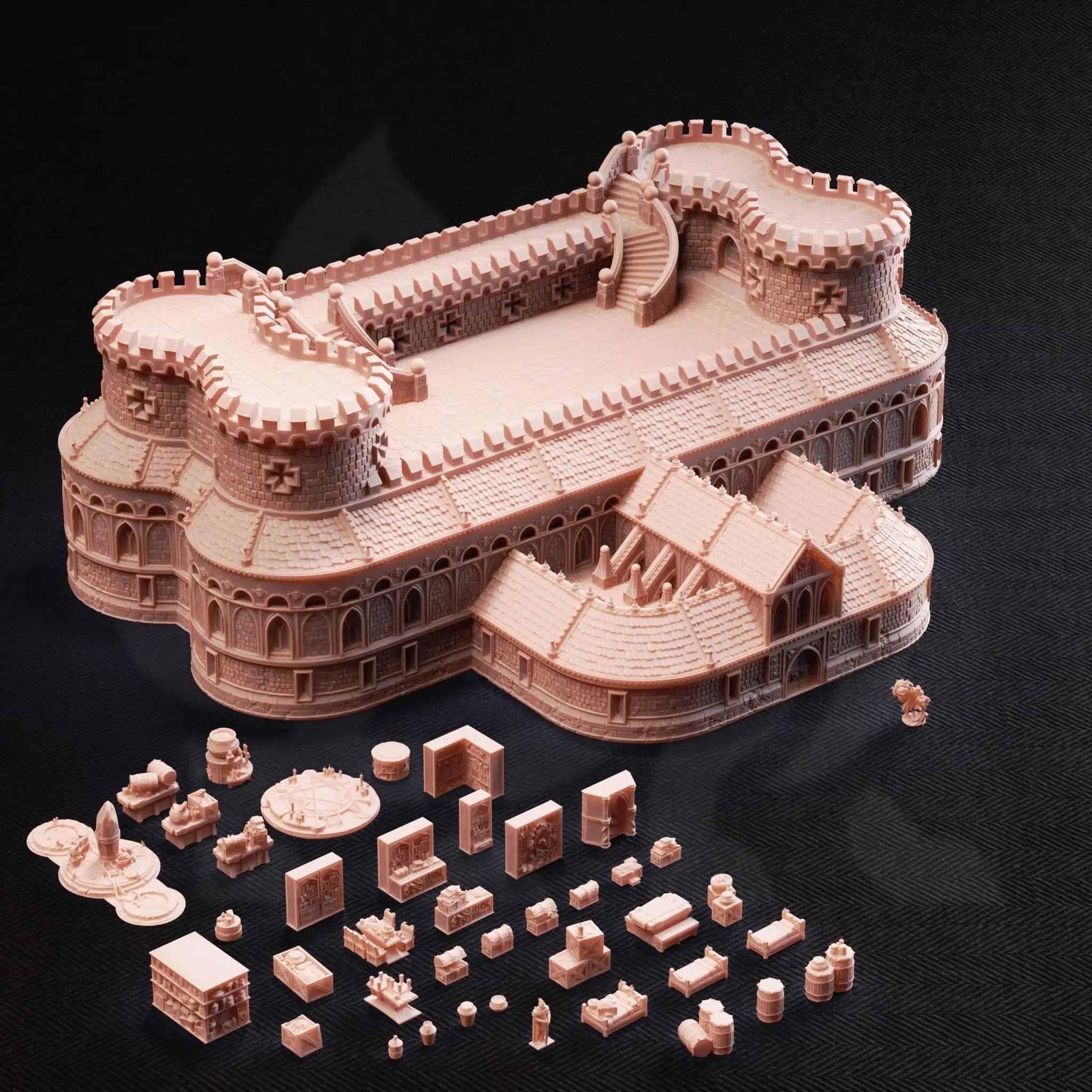 Bastion of the Wandering Mage - 3D Printed Fortress Terrain