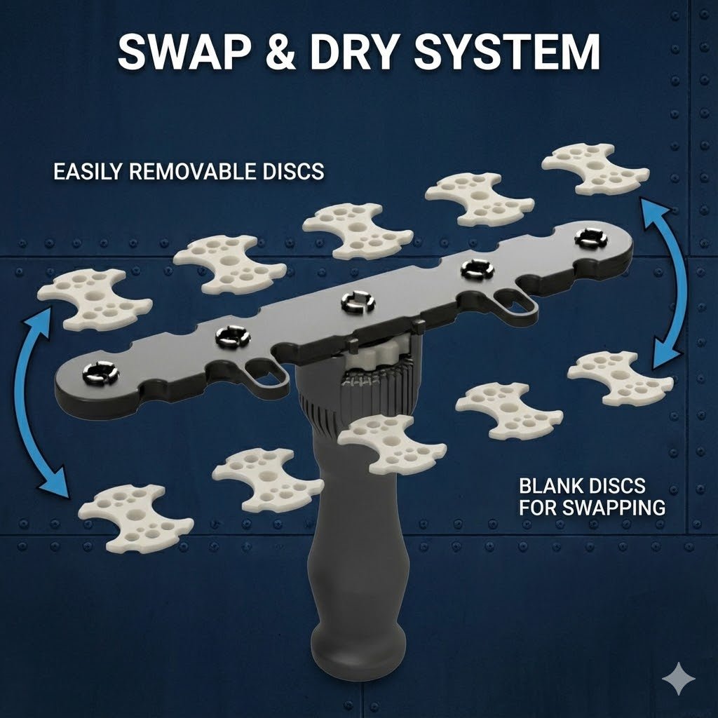 BATCHMASTER™ V2 - 360* Rotating Spray Stick Paint Handle