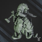 Khan Chilvarz "PorkaJaw" | Orc Marauders | Grimdark Miniature | DakkaDakka