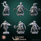 Dungeons and Dragons Models - Wasteland Warlords - Set by White Werewolf Tavern