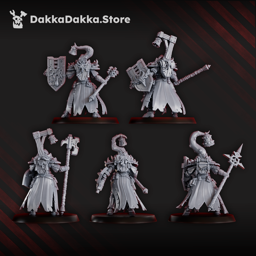 Blightshield Witch Miniatures | Grimdark Proxy Miniature | DakkaDakka