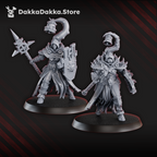 Blightshield Witch Miniatures | Grimdark Proxy Miniature | DakkaDakka