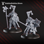 Blightshield Witch Miniatures | Grimdark Proxy Miniature | DakkaDakka