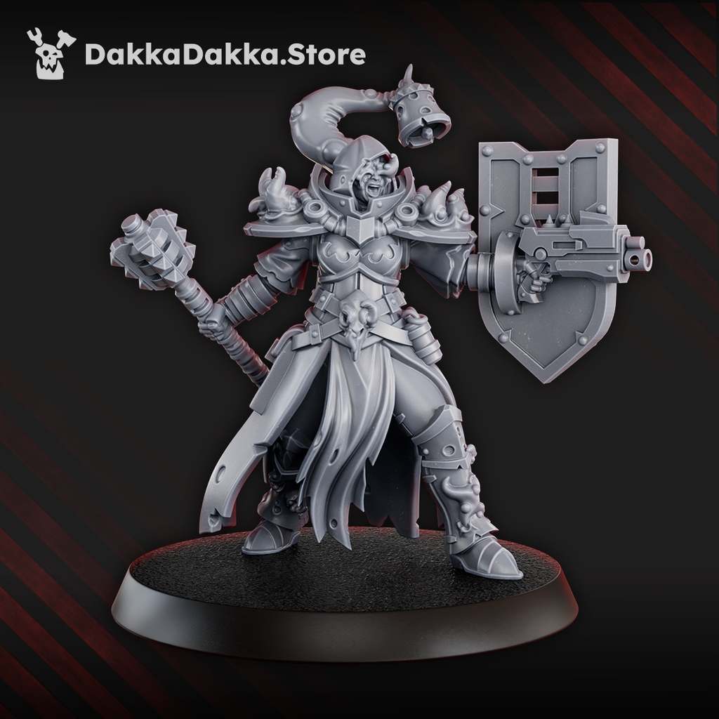 Blightshield Witch Miniatures | Grimdark Proxy Miniature | DakkaDakka