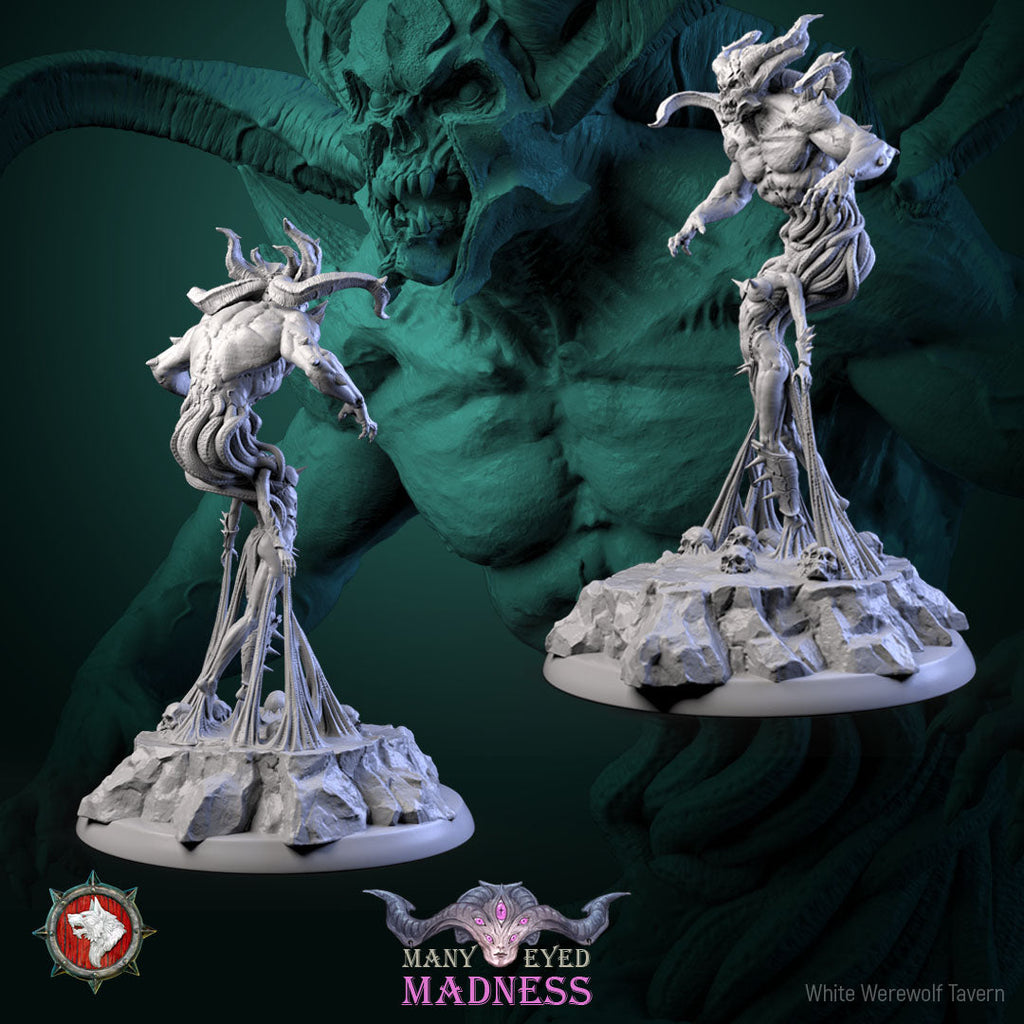 Dungeons and Dragons Models - Many-eyed madness - Set by White Werewolf Tavern