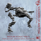 Soldiers of Arktosk - Medium Assault Mech | Modular War Machine for the Battlefield