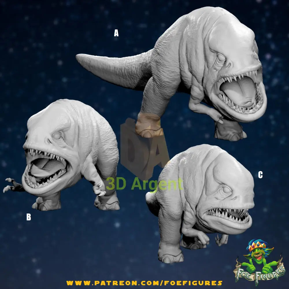 Blurrgs 3 versions - Star Wars Legion compatible 3D Printed Resin Miniatures Foe