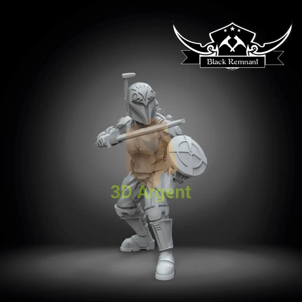 Bo Katan Kryze v1 - Star Wars Legion compatible 3D Printed Resin Miniatures