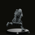 Trench Soldier Bomber Run Miniature