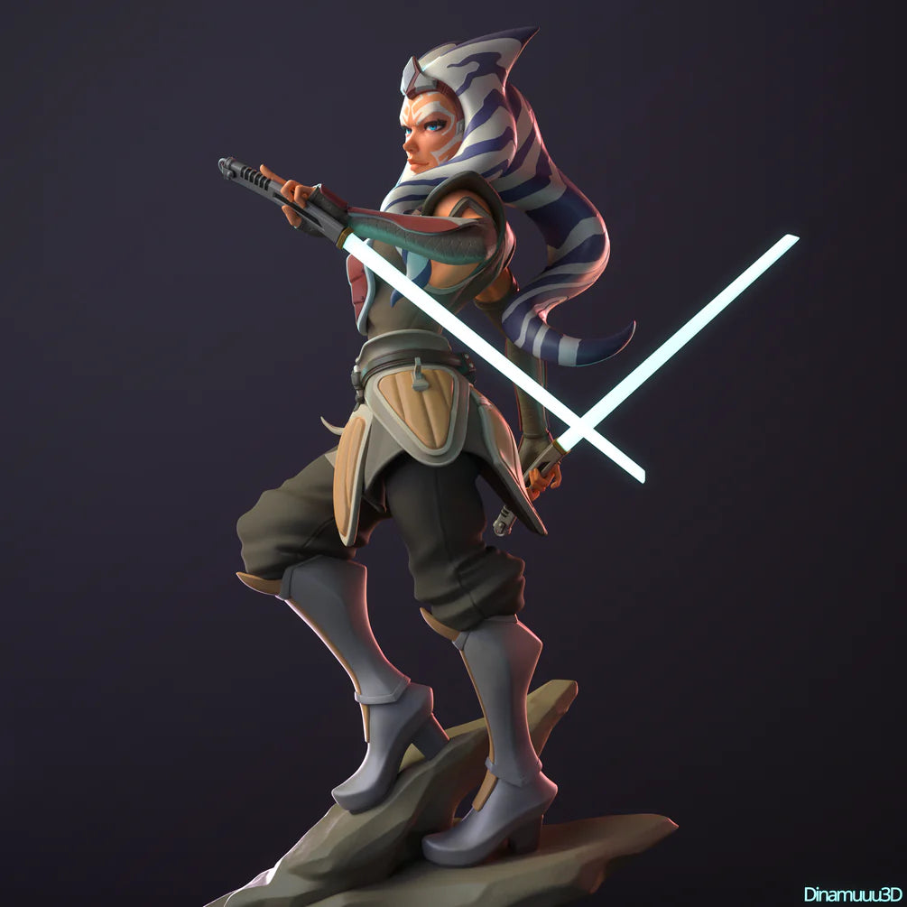 Apprentice | Pin-Up Statue Fan Art Miniature Unpainted | Dinamuu3D