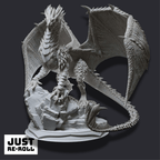 Brazatul – Ancient Bronze Dragon - 3D Monster Dragon Miniature