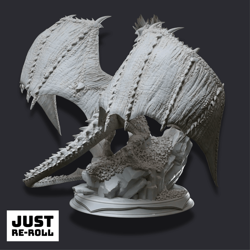 Brazatul – Ancient Bronze Dragon - 3D Monster Dragon Miniature