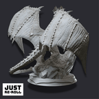 Brazatul – Ancient Bronze Dragon - 3D Monster Dragon Miniature
