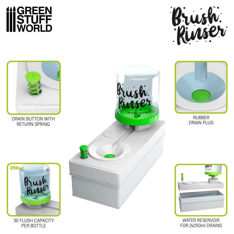 Green Stuff World Brush Rinser 250ml