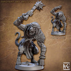 Brute Miniatures | Sandfang Ratkin | Fantasy D&D Miniature | Artisan Guild