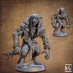 Brute Miniatures | Sandfang Ratkin | Fantasy D&D Miniature | Artisan Guild