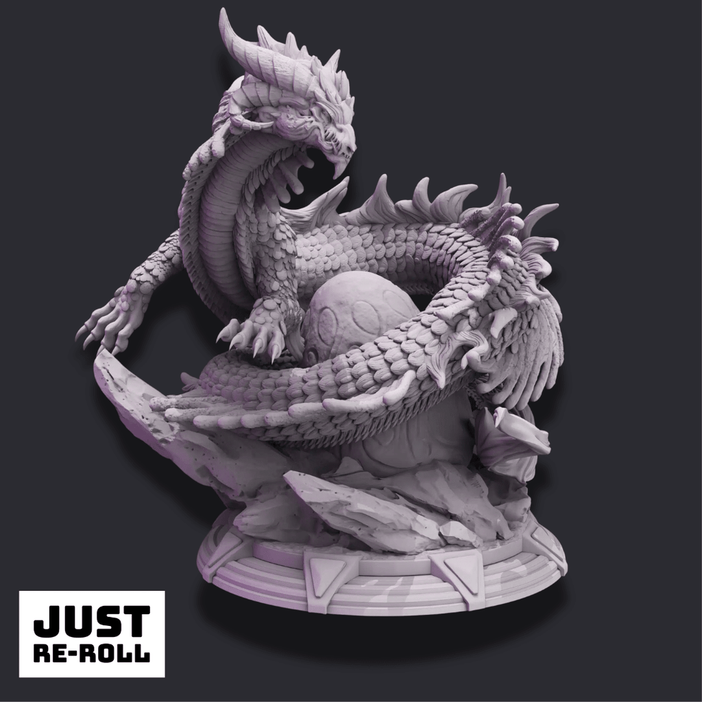 Byrilwyn – Dragon of the Arcane - 3D Monster Dragon Miniature