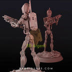 C-3PO Battle Droid | Star Wars Legion Scale | 3D Printed Resin Miniatures | RPG Figures