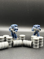 20x Barrels Terrain Scatter 28mm Scale For Games Like Warhammer / Wargaming