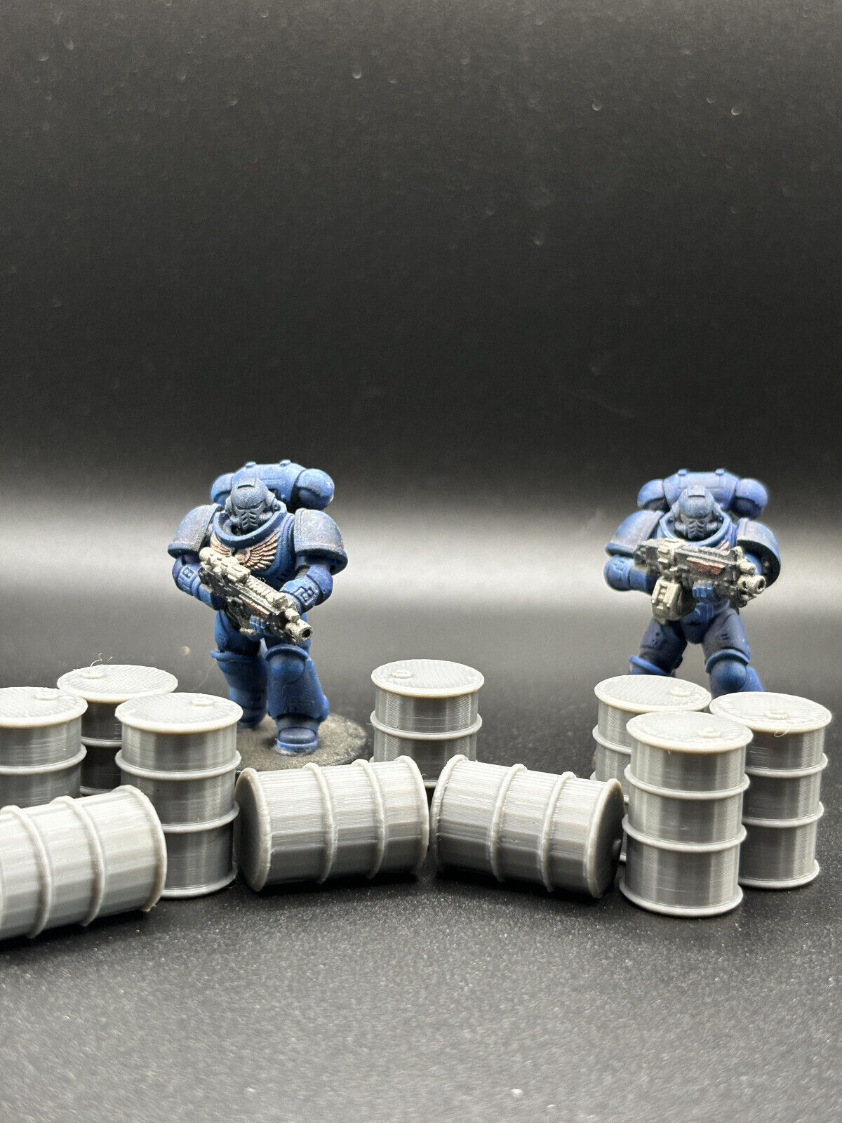 20x Barrels Terrain Scatter 28mm Scale For Games Like Warhammer / Wargaming