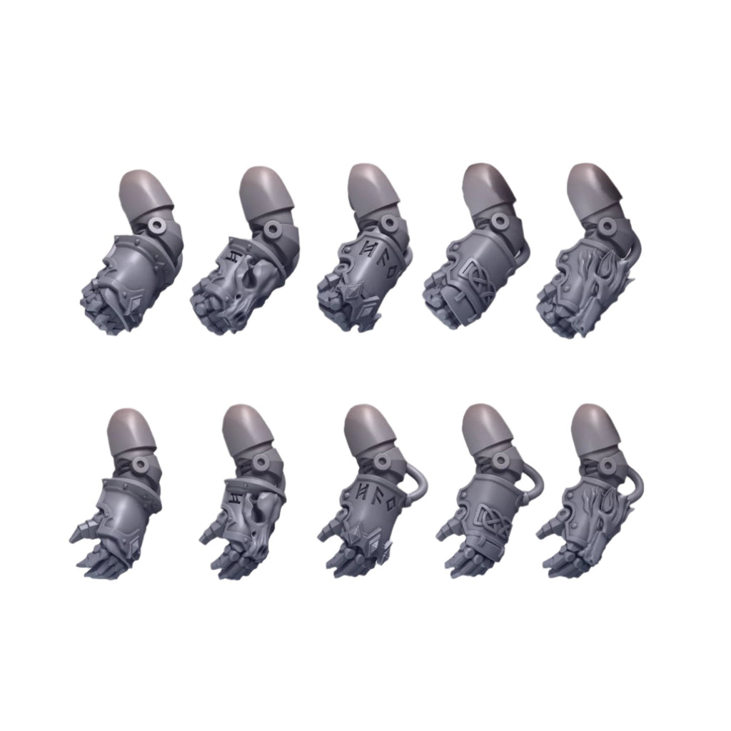 Fists Primal Hounds Conversion Bits For 28mm 32mm Sci-fi Space Knights