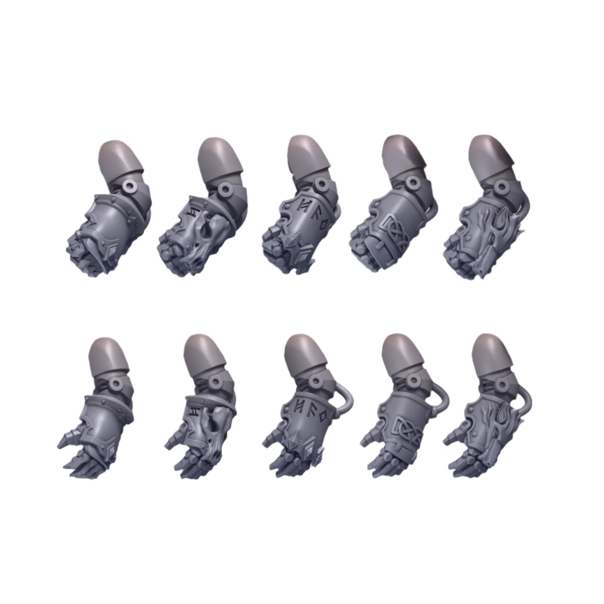 Fists Primal Hounds Conversion Bits For 28mm 32mm Sci-fi Space Knights