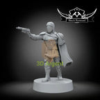 Cassus Fett – Star Wars Legion Scale 3D Printed Resin Miniature