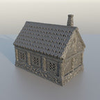 Medieval Scenery - Commoner House 28mm DND/Wargame/RPG Terrain