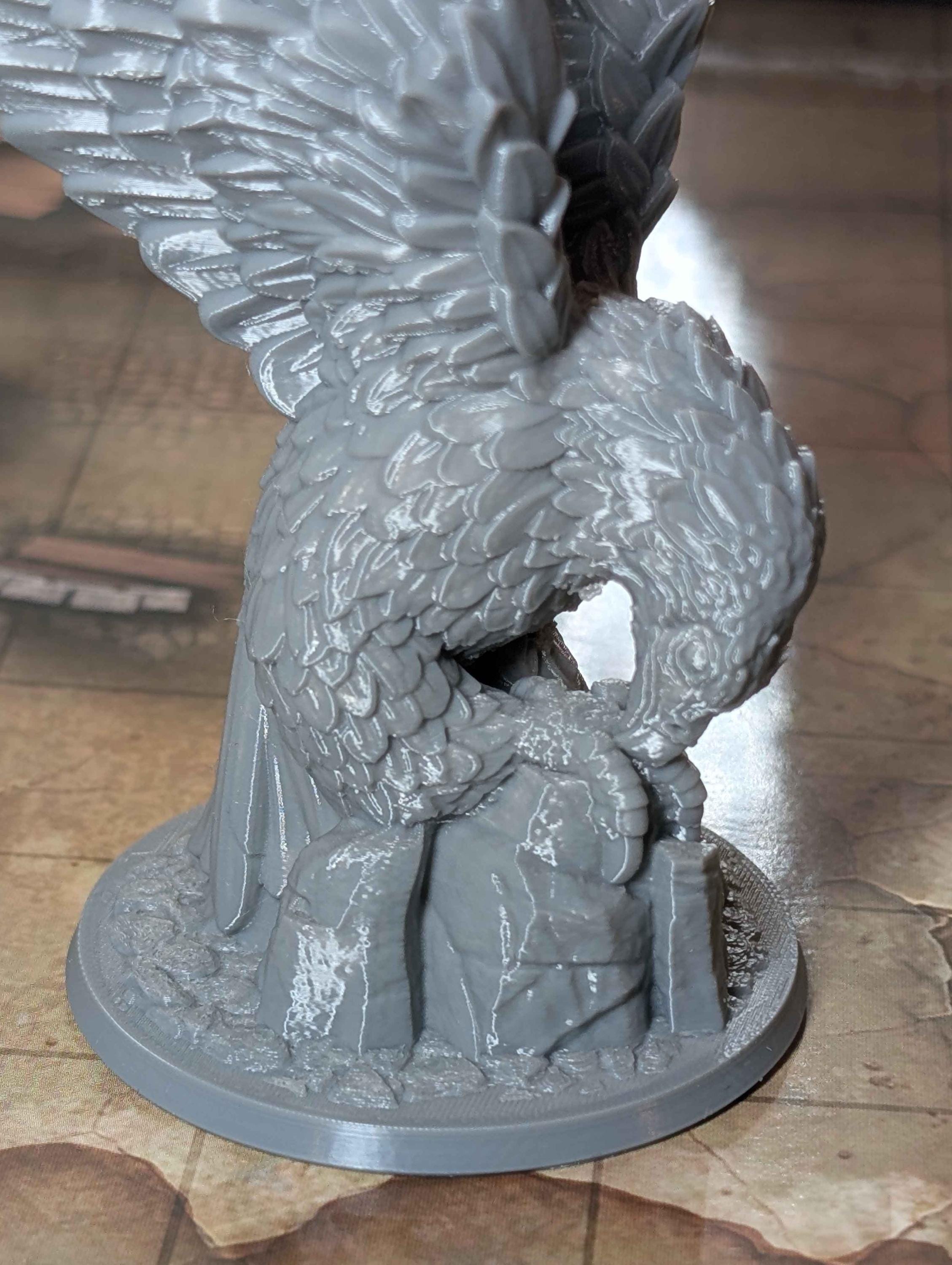 Great Eagle Miniature for Dungeons and Dragons, Pathfinder 2E and TTRPG's.