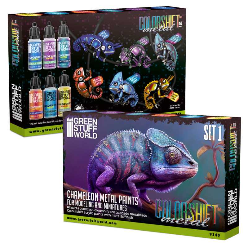 Green Stuff World Chameleon Acrylic Paint Set 1