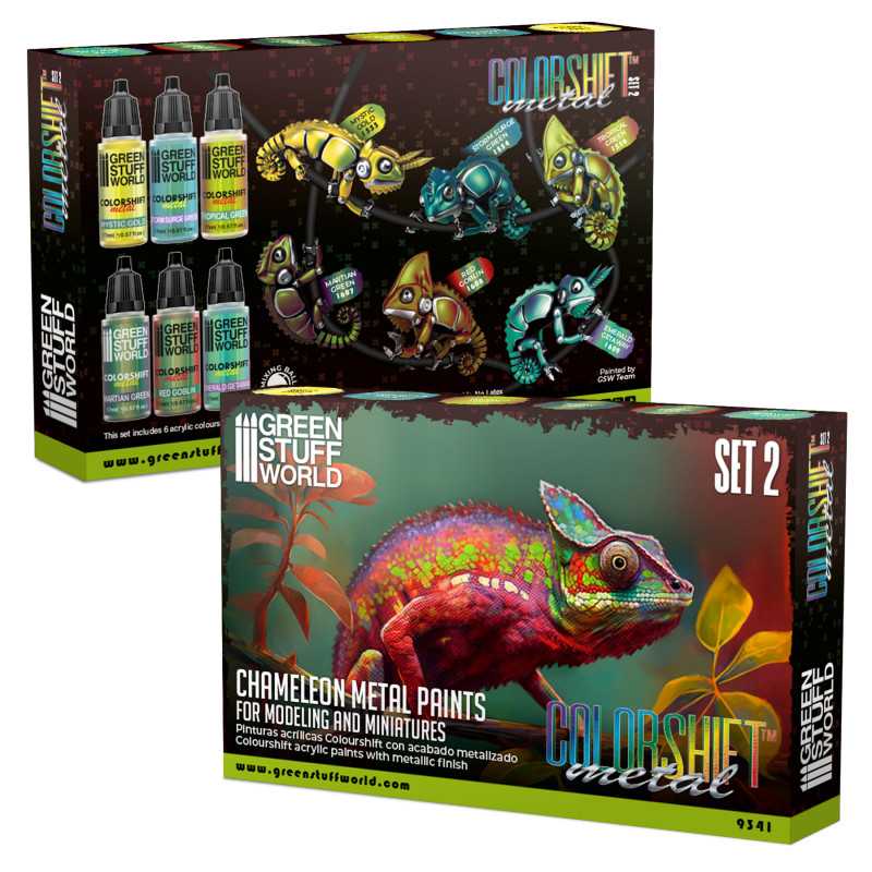 Green Stuff World Chameleon Acrylic Paint Set 2