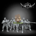 Chiss Expansionary defense force troopers | Star Wars Legion Scale | 3D Printed Resin Miniature | Black Remnant Miniatures | 12K High Detail