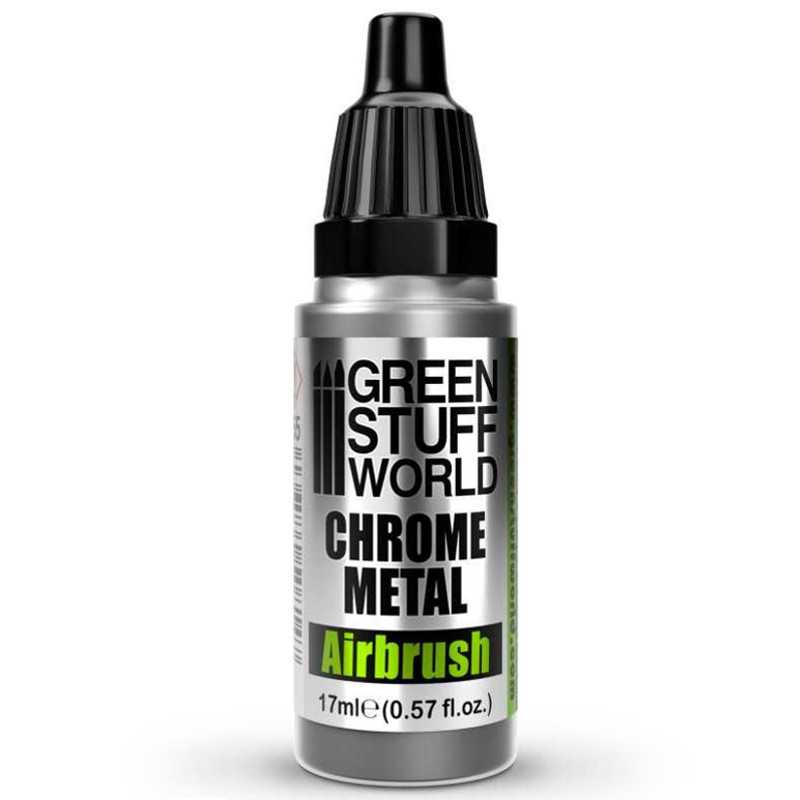 Green Stuff World Airbrush Chrome Metal Paint 17ml
