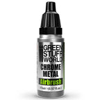 Green Stuff World Airbrush Chrome Metal Paint 17ml