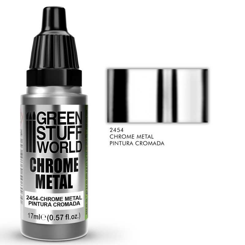 Green Stuff World Chrome Metal Paint 17ml