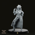 Classy Female Investigator Fantasy Miniature