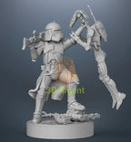 Commander Bacara - Star Wars Legion 3D Printed Resin BlueWolf Miniatures