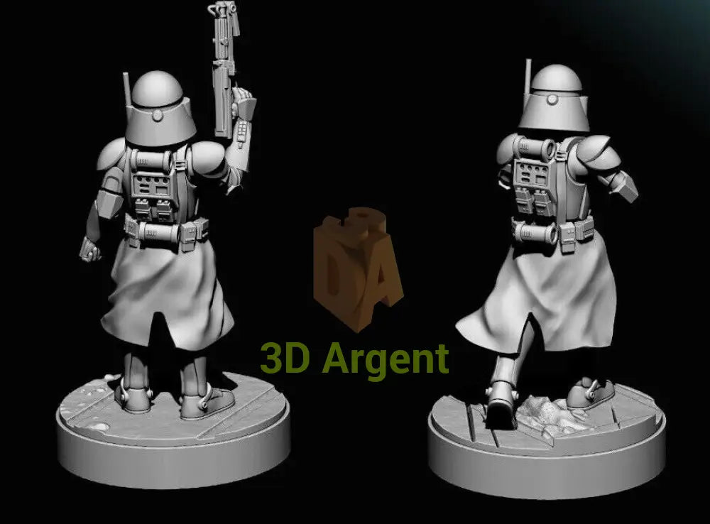 Commander Bacara - Star Wars Legion 3D Printed Resin BlueWolf Miniatures (ver 2)