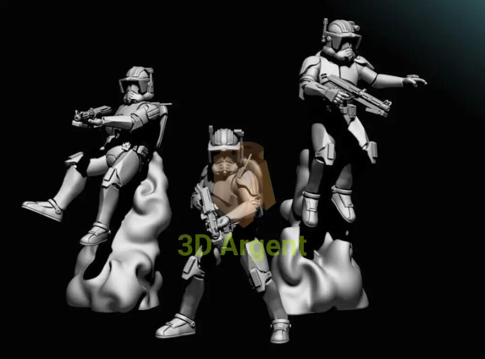 Commander Cody - Star Wars Legion 3D Printed Resin BlueWolf Miniatures