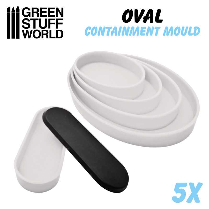 Green Stuff World - Oval Containment Moulds