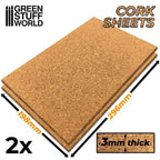 Green Stuff World: Cork Sheet: 198 x 296mm