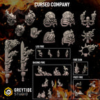 Cursed Company Upgrade Pack | Conversion Bits For 28mm 32mm Sci-fi Space Knights