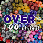 Mystery Dice Blind Bag 7pc Polyhedral Lucky Dip D&D, PATHFINDER TTRPG