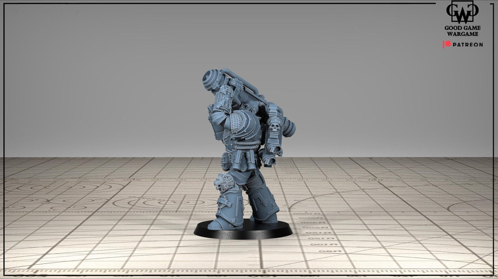 Tonantis Warrior HSQ 2 Thunder Warriors SQ Melee Unit by GGW (5 figures supplied) prebuilt