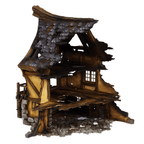 Ruined Medieval House G - 28mm DND/Wargame/RPG Terrain